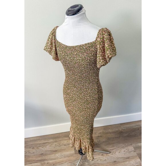 Petal & Pup Floral Off-Shoulder Midi Dress - Picture 10 of 15